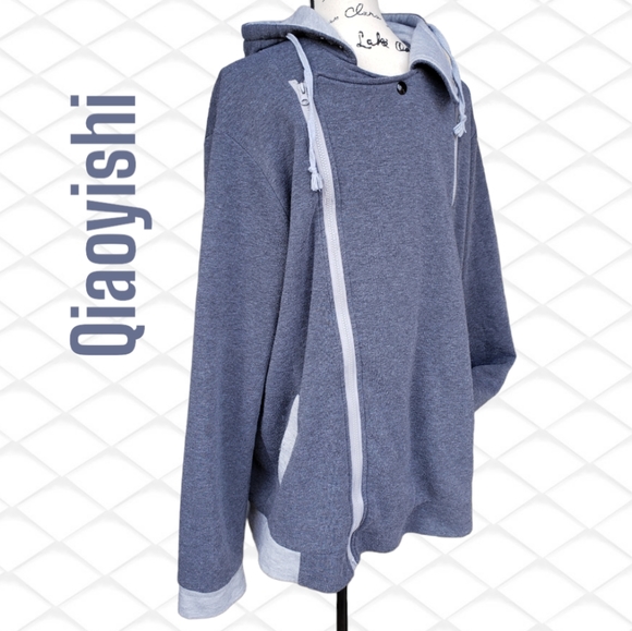 Gray hooded Sweatshirt - Picture 1 of 7